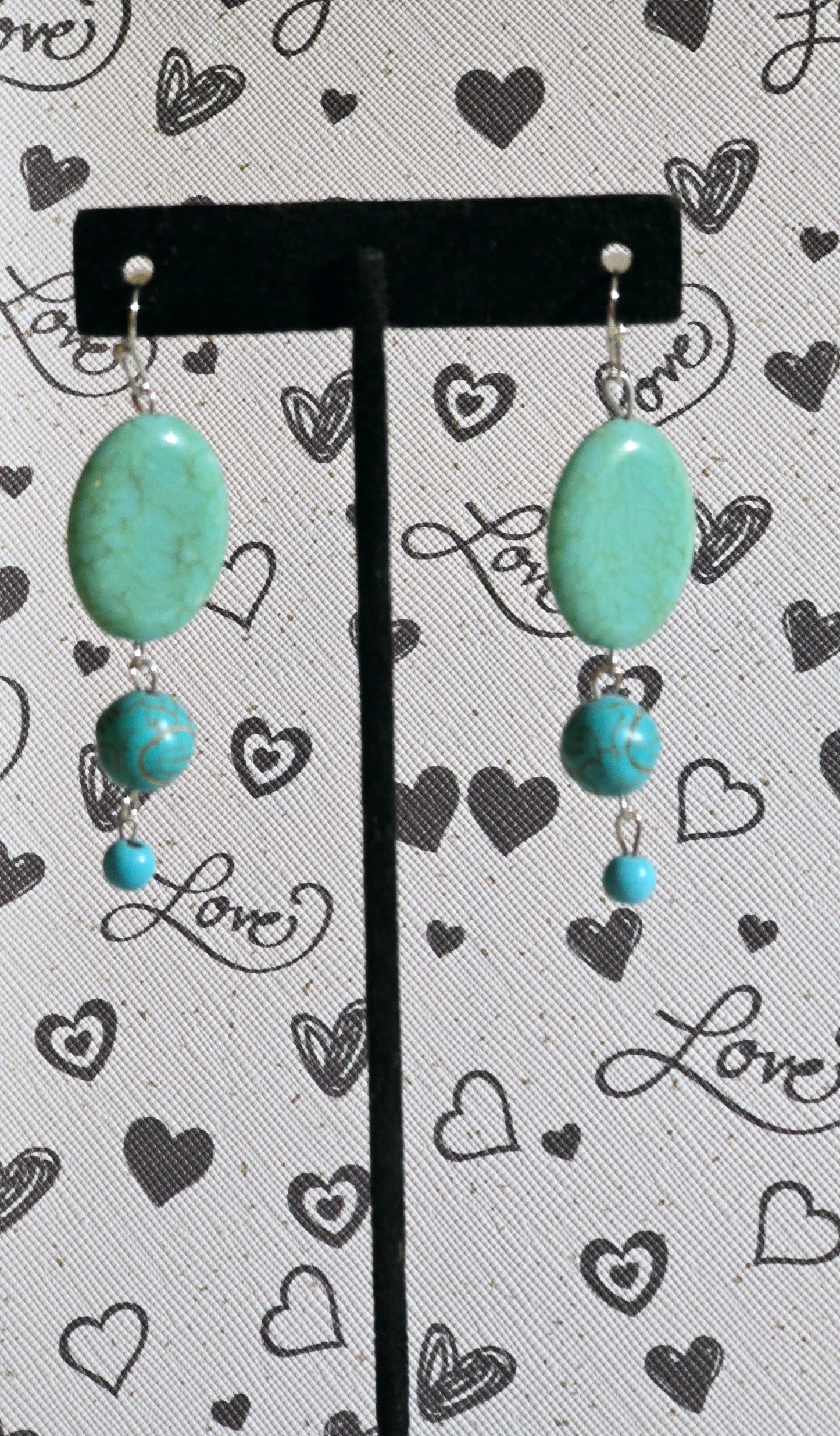 Light Green Turquoise Earring