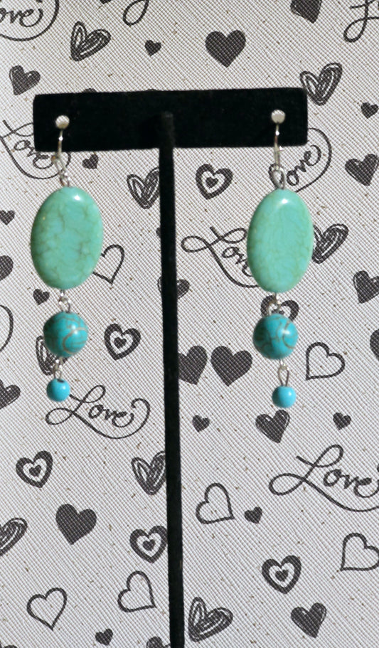 Light Green Turquoise Earring