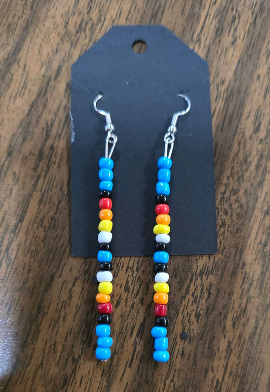 Blue earring